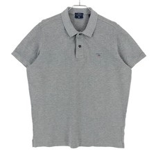 Gant Polo Col Roulé Gris Regular Pour Homme Taille L