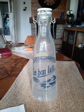Bouteille De Lait Ancienne Lait Pur De Normandie  Le Bon Lait