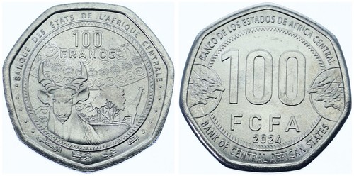 Beac 100 francs cfa - francs, antilope