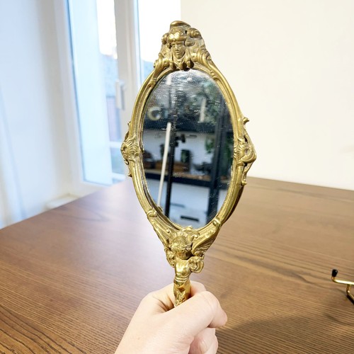 Beau miroir main - main, ancien