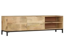 meuble tv 2 portes manguier