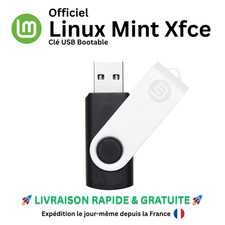 Clé USB Bootable Linux Mint XFCE – Dernière Version Stable 8Go