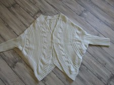 Gilet long écru/blanc cassé - Taille unique