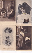 Lot de 4 Cartes postales