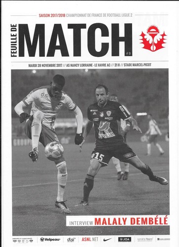 Feuille match asnl - feuille,