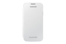 ETUI OFFICIEL FOLIO A RABAT SAMSUNG GALAXY S4 BLANC ECO-CUIR (TPU)