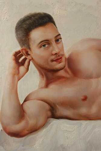 Homme gay peinture - homme,