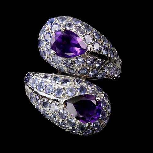 925 bague argent poire - en,