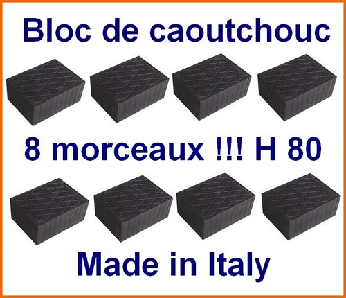 Bloc de caoutchouc - 8, x