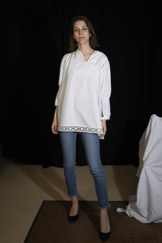 Chemisier blanc femme - chemisier,