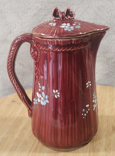Ancien rare cafetière rouge - rare,
