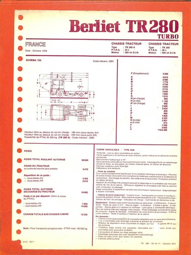 Berliet 280 turbo - /,