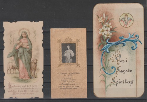Trois santini époque début - trois, d'Époque