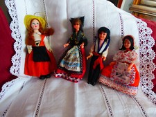 LOT : COLLECTION ANCIENNES POUPÉES UNIVERSELLES / DONT UNE LENCI RUSSE