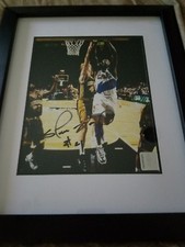 Shawn Kemp framed autographed