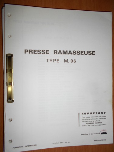Someca presse ramasseuse m06 - ramasseuse,