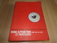 Annuaire officiel des abonnés au téléphone RHÔNE 1976
