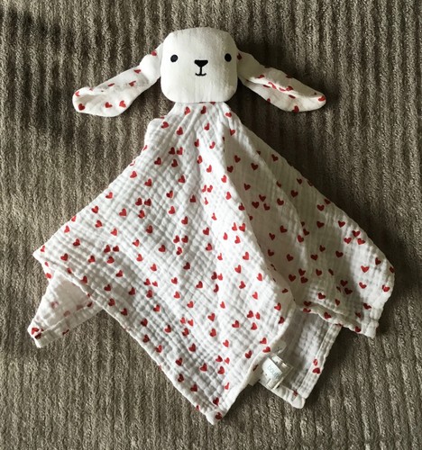 Doudou lapin lange blanc - lange,
