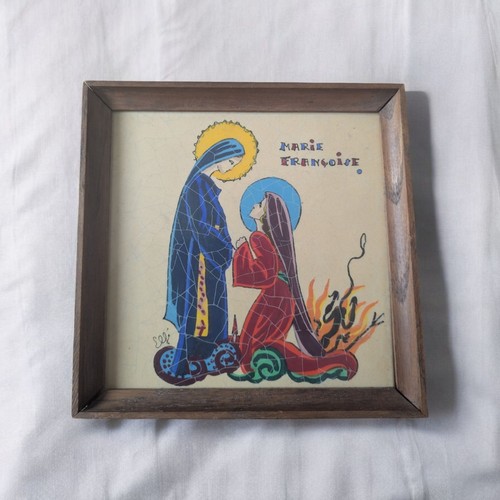 Objet religieux cadre vierge - cadre,