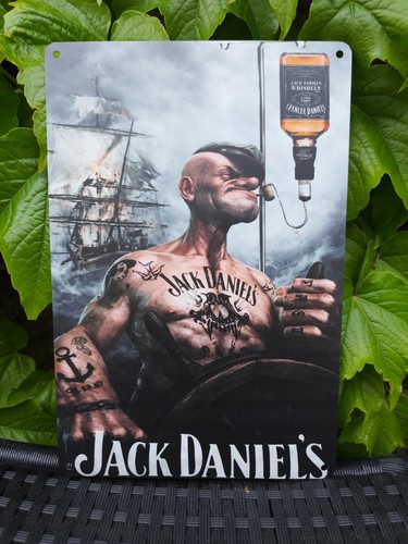 Plaque métal whisky jack - plaque,
