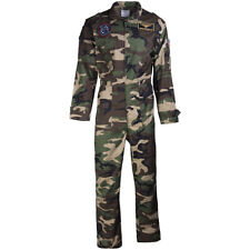 Mil-Tec Combinaison US Homme Armée Combinaison L'Équipage De L'Air Woodland Camo
