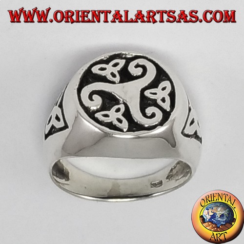 Anneau joint argent - anneau, triskell