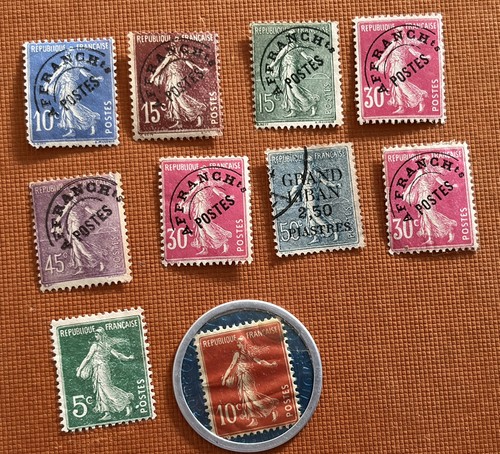 Timbres semeuse dont - timbres, sous