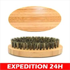 Brosse à barbe en bois poil