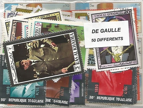 Lot timbres thematique - de, "