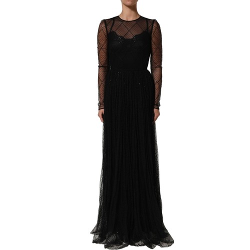Robe maxi manches longues