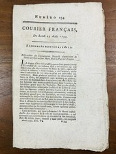 Marat L’ami du Peuple 1790 Avignon Vaucluse Code Pénal de Marine Parc Versailles