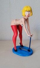 Figurine Sexy Style Maman Boule et Bill Carine en patinette en Résine