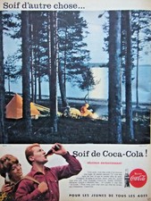 PUBLICITÉ DE PRESSE 1958 COCA