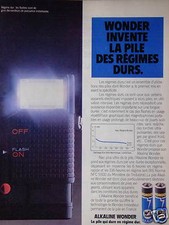 PUBLICITÉ PILES ALKALINE