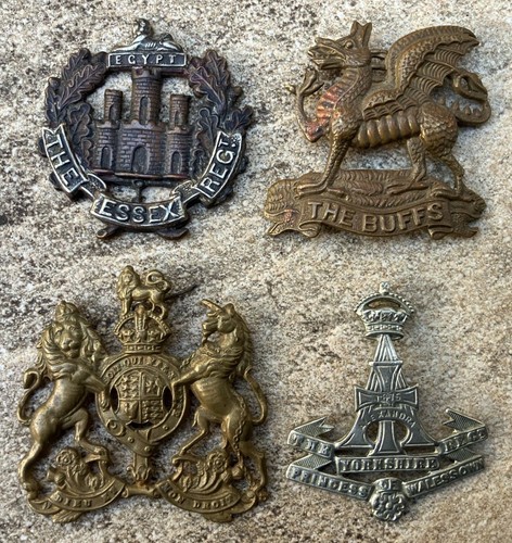 Lot cap badge ww1 attaches - cap, gb