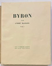 MAUROIS. André.  Byron.    1930