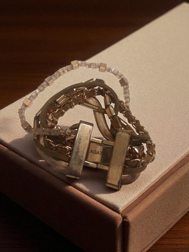Bracelet large ancien agatha - bracelet,