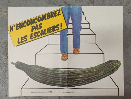 Affiche enconcombrez pas les - n'enconcombrez,