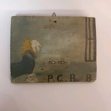 Ex Voto Ancien Peint Sur