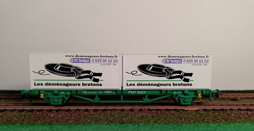 Piko wagon plat - 1/87,