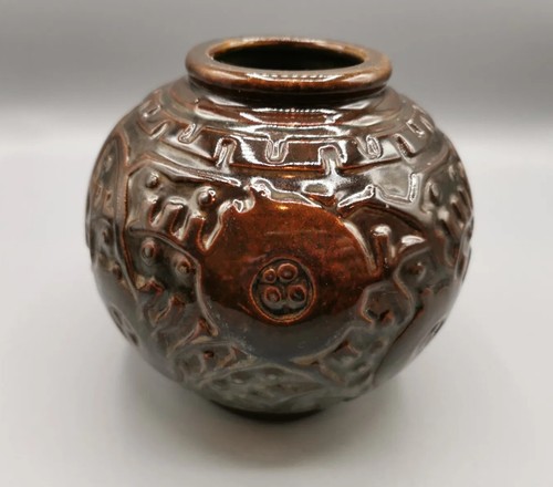 Vase boule grès - grès, mougin