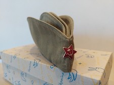 Ancienne casquette militaire soviétique Pilotka. URSS Army.  Size 55. Made in...