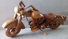 maquette moto en bois du modele harley indianapolis