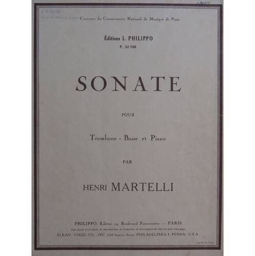 Martelli henri sonate piano - henri,