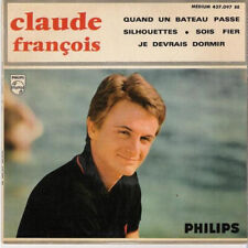 Claude FRANÇOIS - Quand un bateau passe / Silhouettes - Disque 4 titres - 45 t