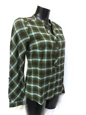 Blouse CAROLL, kaki turquoise, Taille 38, TBE