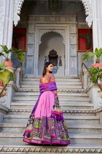Choli lehenga fête designer - lehenga,
