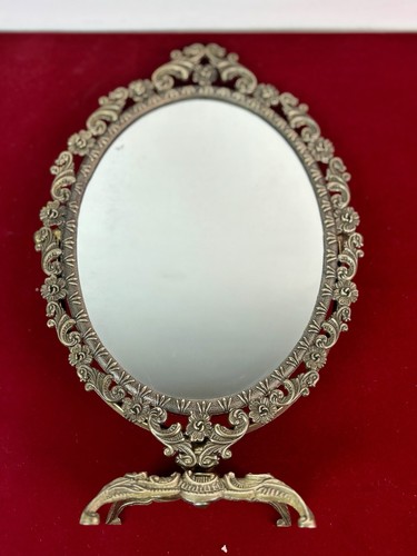 Ancien miroir coiffeuse - miroir,