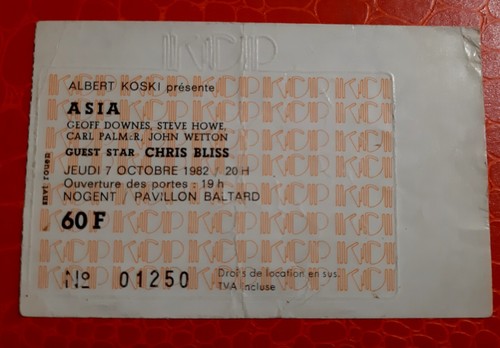 Ticket billet used stub - stub, place