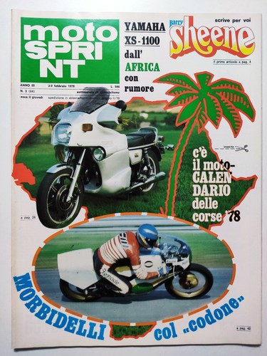 Moto sprint 1978 barry - sprint, 5-1978